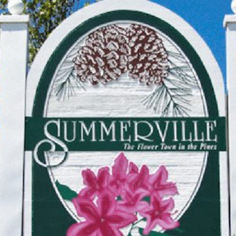 Summerville town sign